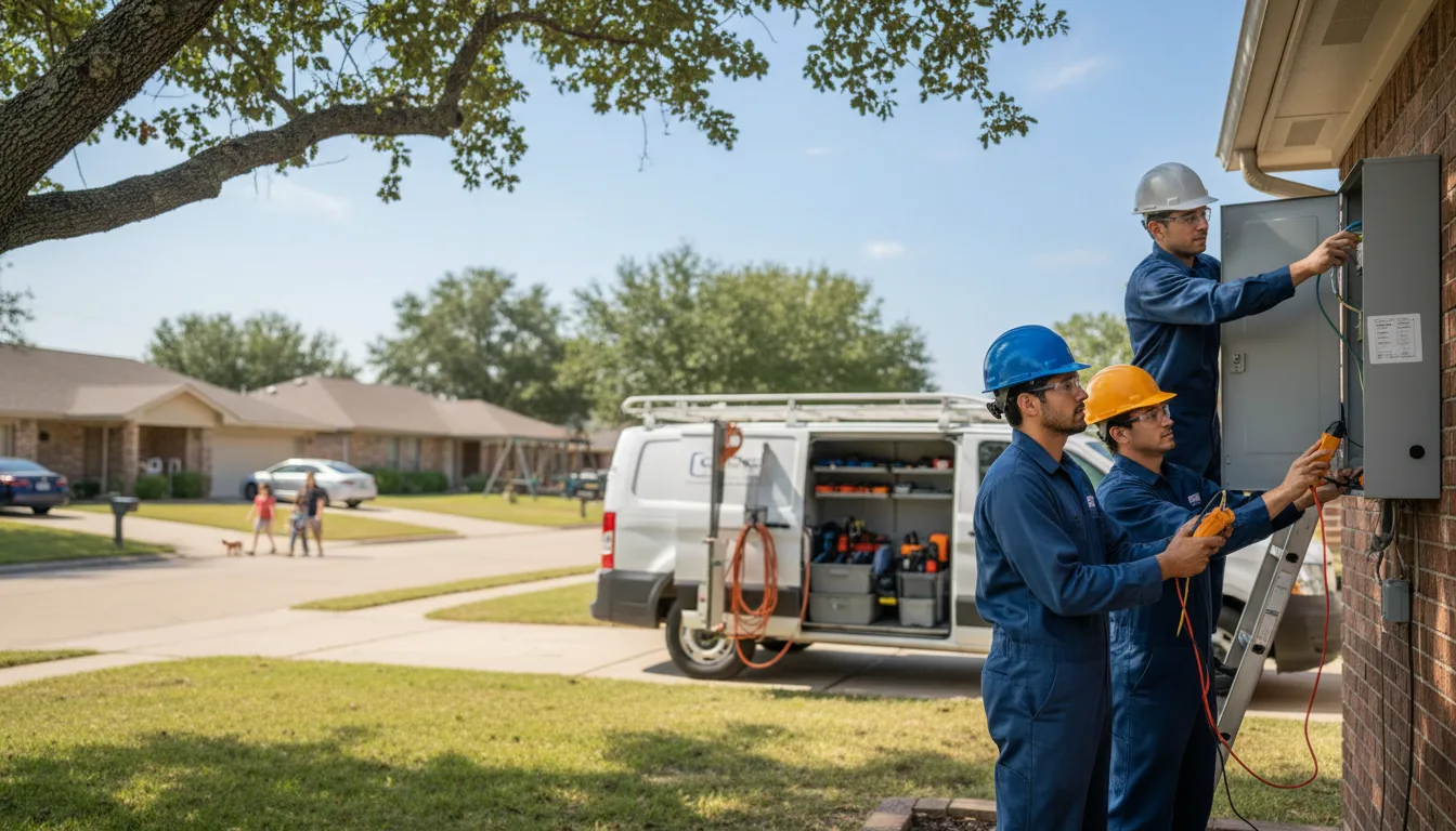 Certified electrician providing emergency electrical services in Hadley, PA